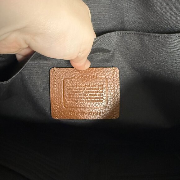 COACH Women's Brown Hamilton Day Briefcase leather - Picture 6 of 7